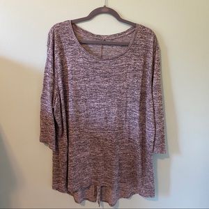 Grey Long Sleeve Top
